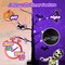 Tabletop Halloween Black Tree with Timer for Lighted Halloween Decorations Indoor Home Mantel Holiday Party Light up Halloween Decor (Purple 2 PK)